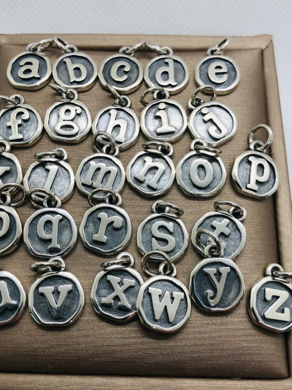 James Avery Vintage Type Initial Charm